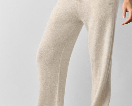 Wool Cashmere New Class Sweatpant - Oatmeal Heather