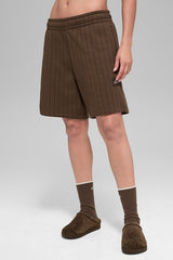 7' Pinstripe Short - Espresso Pinstripe