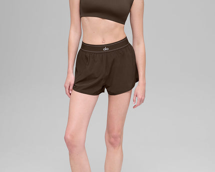 ALO Softsculpt Capped Out Short Sleeve - Espresso