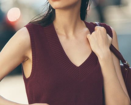 Supernatural Sweater Tank - Burgundy