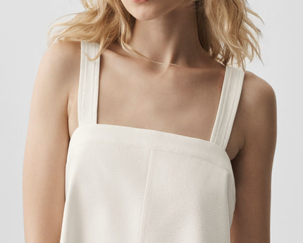 Cropped Dreamscape Tank - Ivory