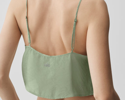 Semi-Sheer Golden Hour Tank - Dune Grass