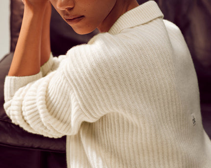 Cashmere Northstar Polo - Ivory