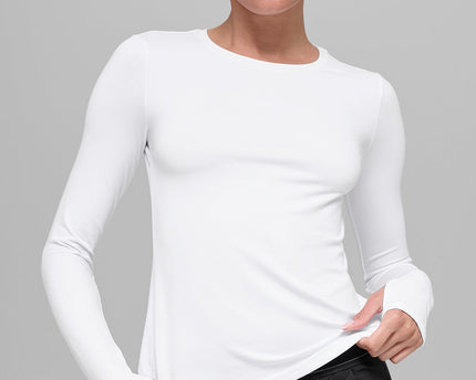 Alosoft Finesse Long Sleeve - White