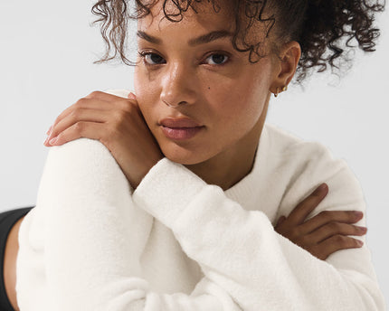 Snuggle Up Sweater Cropped Cardigan - Ivory