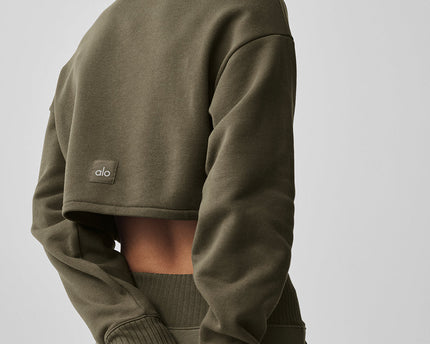 Cropped Serenity Coverup - Olive Tree