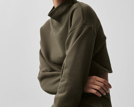Cropped Serenity Coverup - Olive Tree