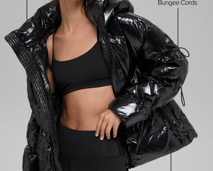 Stunner Puffer Jacket - Black