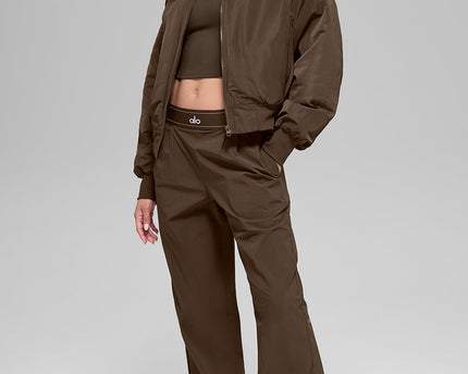 Faux Fur Urbanite Bomber - Espresso/Ivory