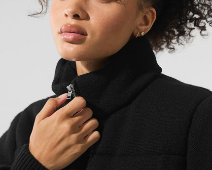 Darling Sweater Puffer - Black
