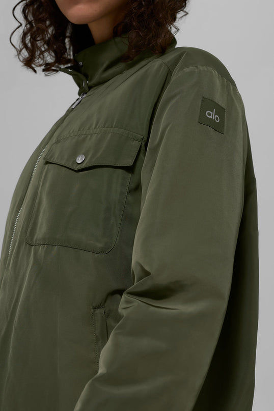 Work It Bomber - Green Olive