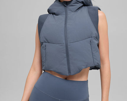 Fast Lane Puffer Vest - Bluestone