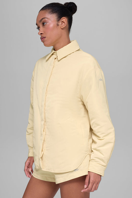 Socialite Shacket - Candlelight Yellow