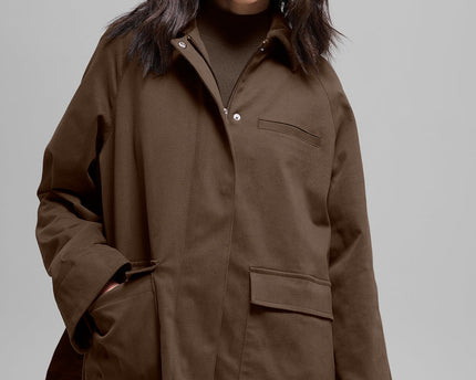 Twill Barn Jacket - Espresso