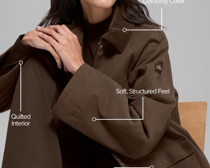 Twill Barn Jacket - Espresso