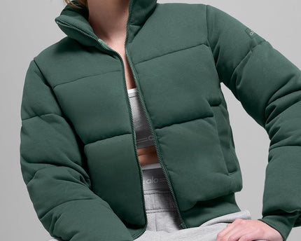 Sweatshirt Puffer - Clover Green