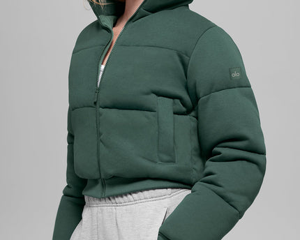 Sweatshirt Puffer - Clover Green