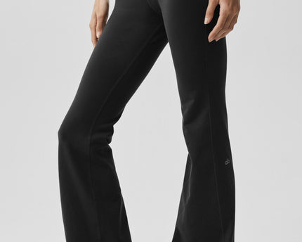 Airbrush Low-Rise Flare Legging (Regular) - Black