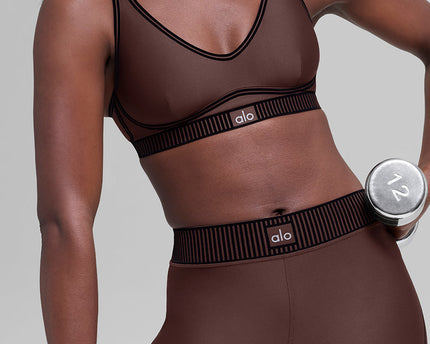 Airlift High-Waist 7/8 Line Up Legging - Brownstone