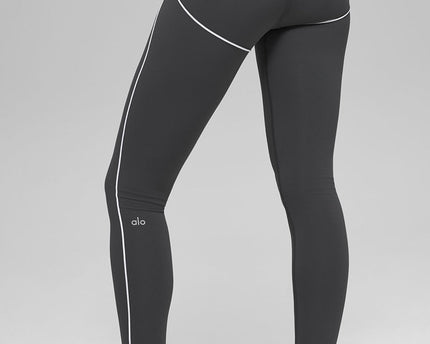 Airbrush High-Waist Heart Throb Legging - Anthracite/White