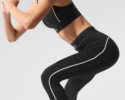 Airlift High-Waist Suit Up Legging - Black/White