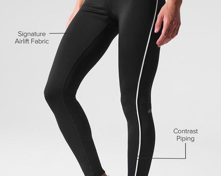 Airlift High-Waist Suit Up Legging - Black/White