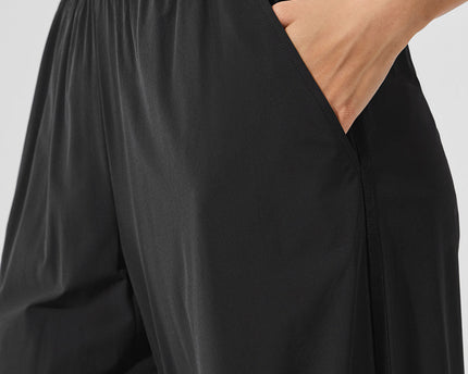 Breezy Wide Leg Pant (Long) - Black