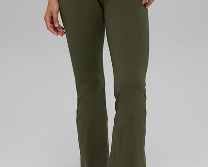 ALO Softsculpt High-Waist Bootcut Legging (Short) - Green Olive