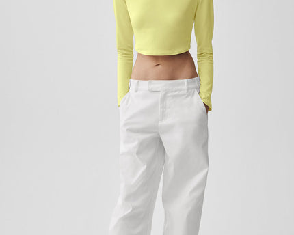 High Road Straight Leg Pant - White