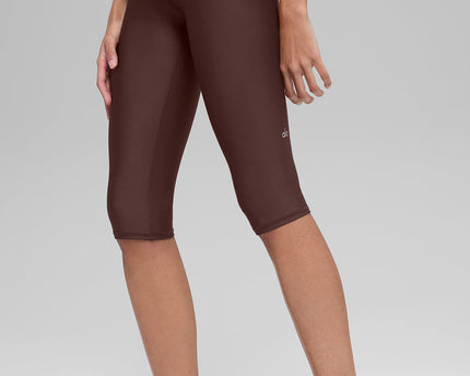 16'' High-Waist Airlift Capri - Brownstone