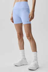 5' Seamless Ribbed Favorite Short - Light Provence Blue