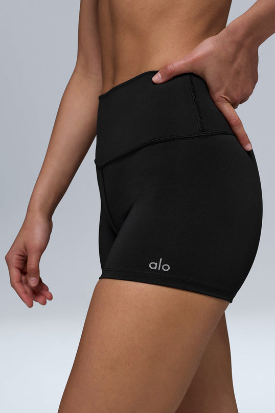 3' High-Waist Airlift Short - Black