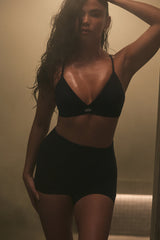 3' Alosoft High-Waist Carefree Short - Black