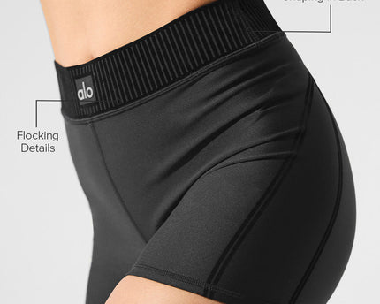 Airlift High-Waist Line Up Short - Black