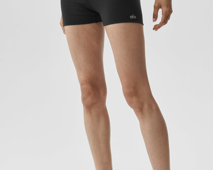 3' ALO Softsculpt High-Waist Precision Short - Black