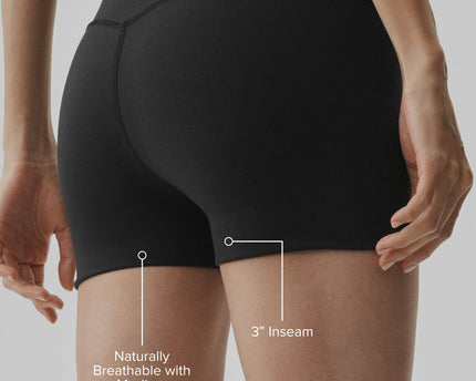 3' ALO Softsculpt High-Waist Precision Short - Black