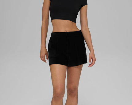 Micro Corduroy On Duty Short - Black