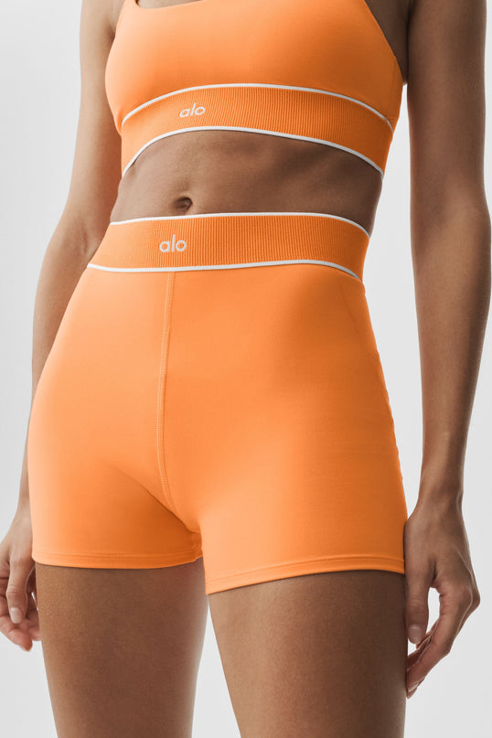 3' ALO Softsculpt High-Waist Amp It Up Short - Satsuma Breeze