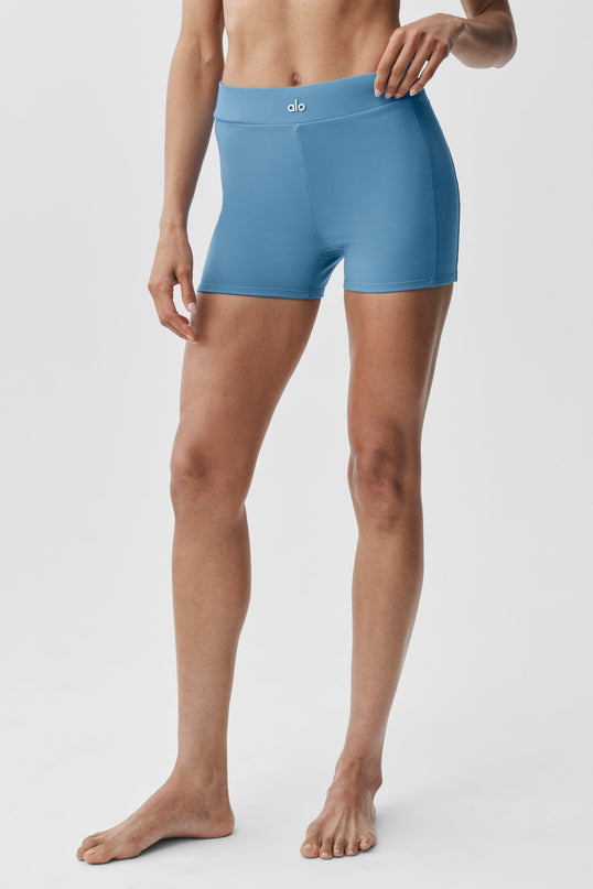 3' Airbrush High-Waist Aura Short - California Blue