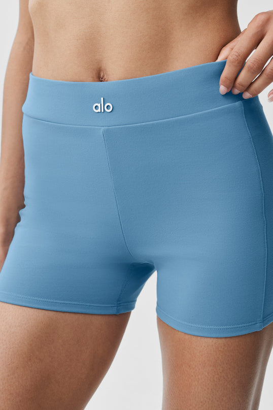 3' Airbrush High-Waist Aura Short - California Blue