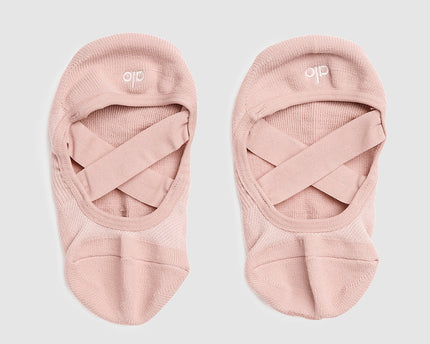 Women's Pivot Barre Sock - Pale Mauve
