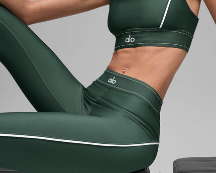 Airlift Suit Up Bra - Clover Green/White