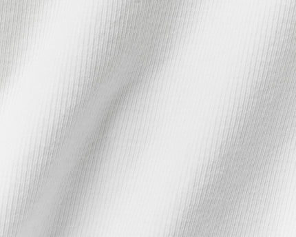 Seamless Modal Ribbed High Neck Delight Bra - White