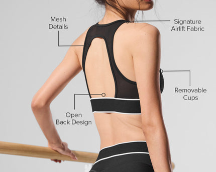 Airlift Mesh Darling Bra - Black