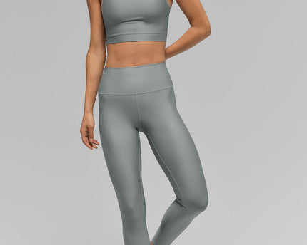 Airlift Super Sleek Bra Tank - Lunar Grey