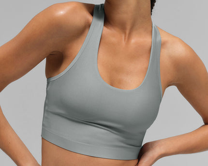 Airlift Super Sleek Bra Tank - Lunar Grey