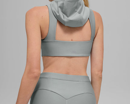 Airlift Light Speed Hooded Bra - Lunar Grey