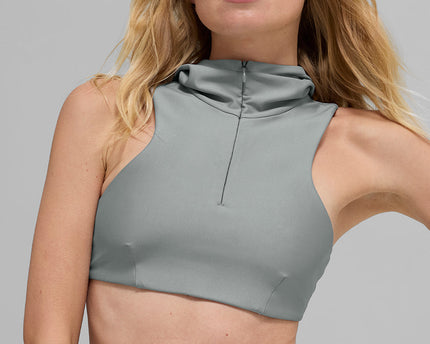 Airlift Light Speed Hooded Bra - Lunar Grey