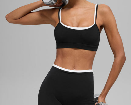 Airbrush Double Up Bra - Black/White