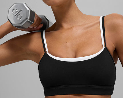 Airbrush Double Up Bra - Black/White